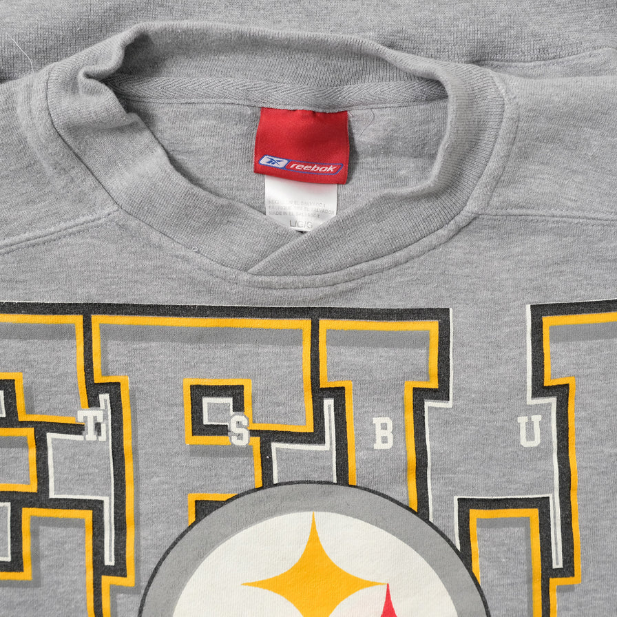 Vintage Reebok Steelers Sweater Large 