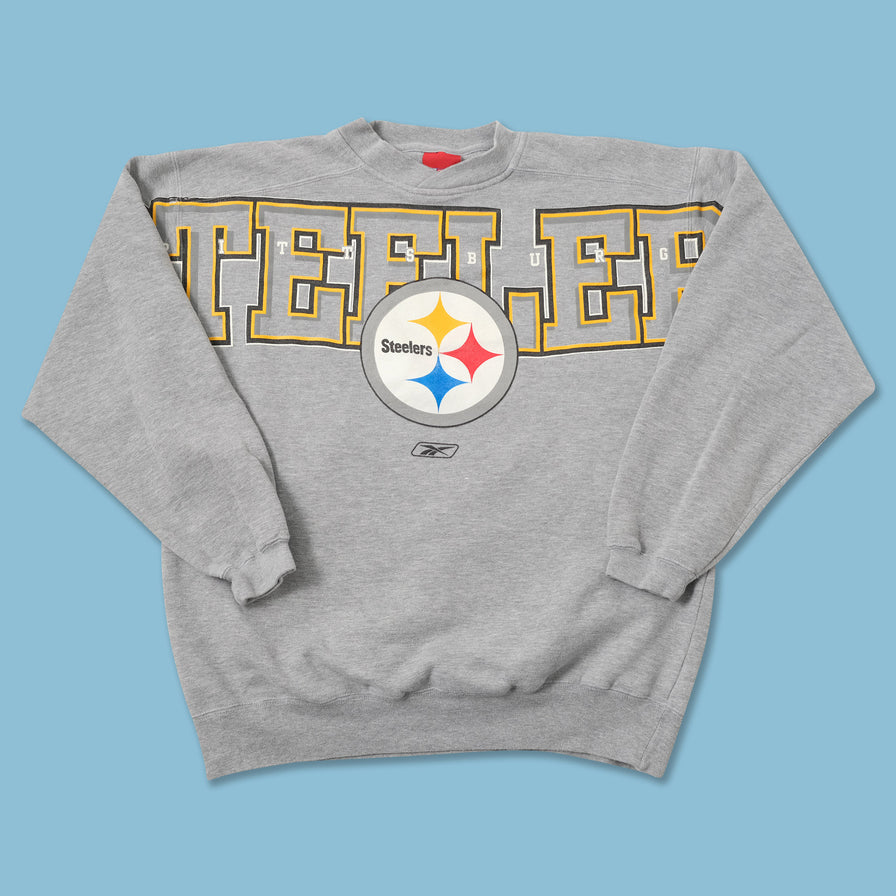 Vintage Reebok Steelers Sweater Large 