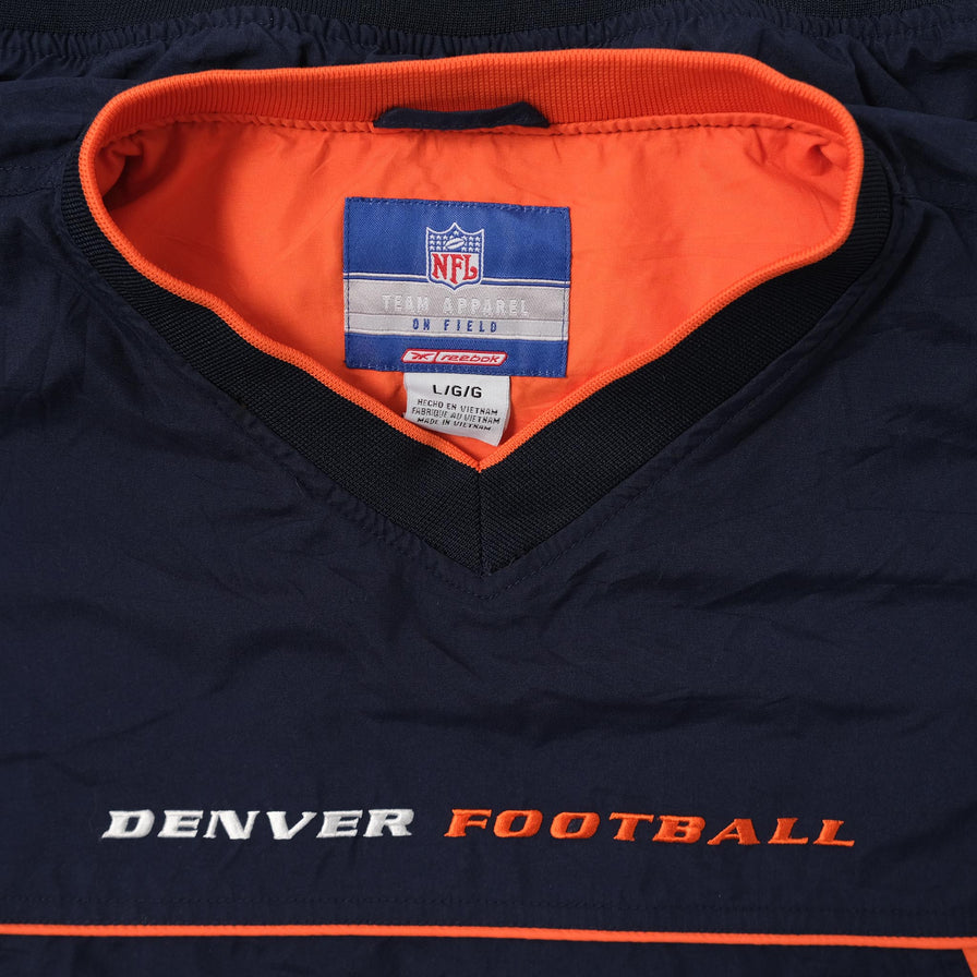 Vintage Reebok Denver Broncos Windbreaker Large 