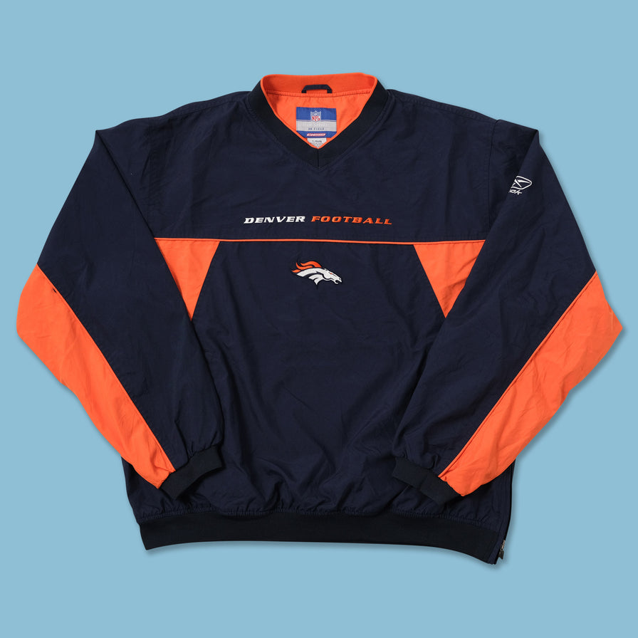 Vintage Reebok Denver Broncos Windbreaker Large 