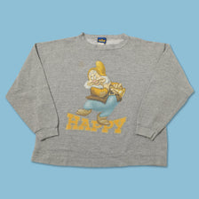 Vintage Disney Happy Sweater Medium 