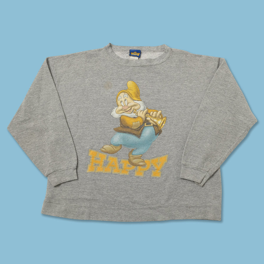 Vintage Disney Happy Sweater Medium 