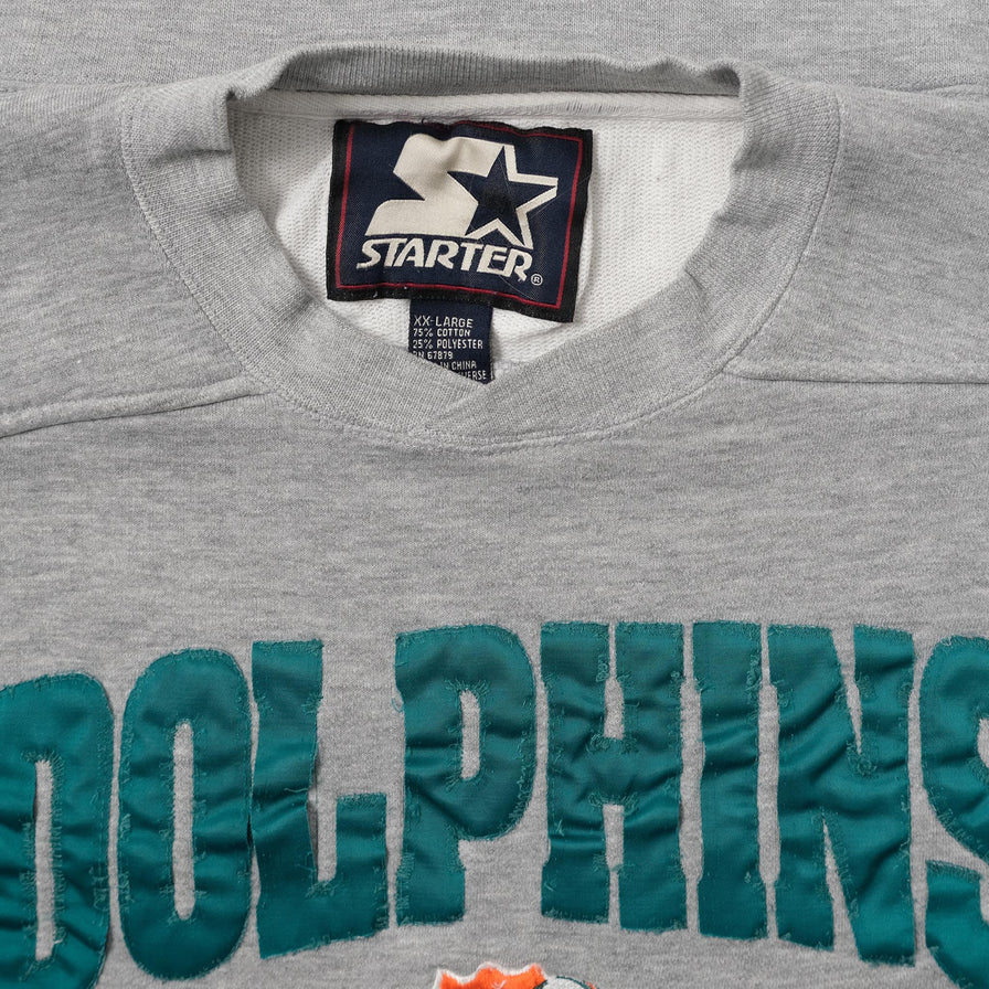 Vintage Starter Miami Dolphins Sweater XXLarge 