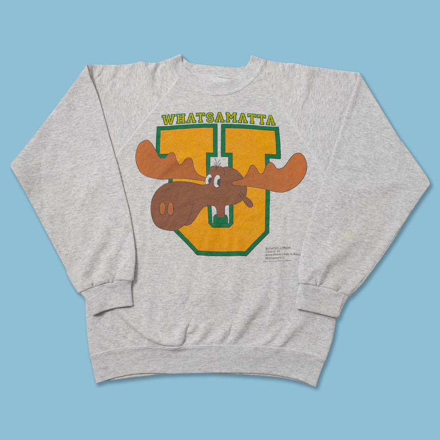 Vintage Bullwinkle J. Moose Sweater Large 