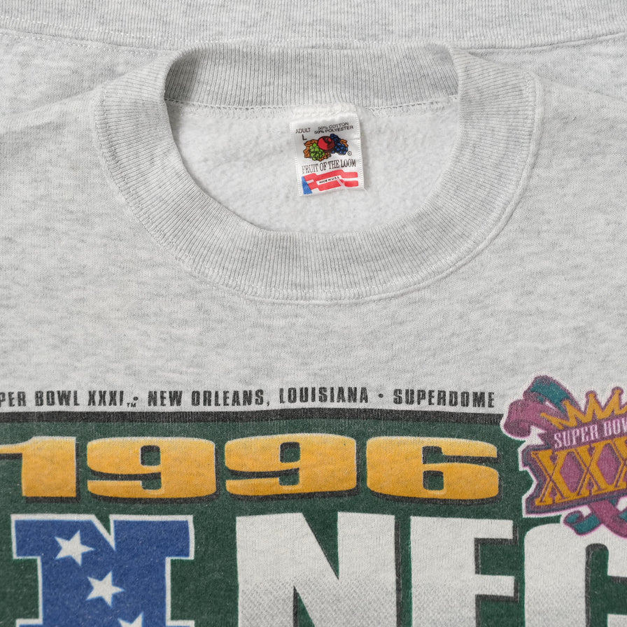 1996 Green Bay Packers Champions Sweater Medium 