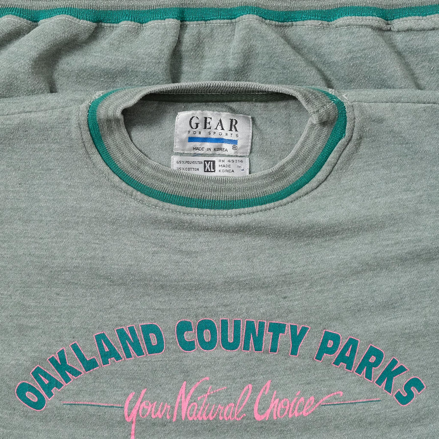 Vintage Oklahoma County Parks Sweater Medium 