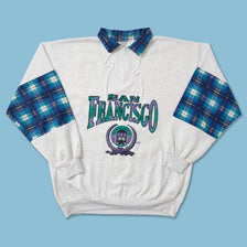 Vintage San Francisco Q-Zip Sweater XXLarge 