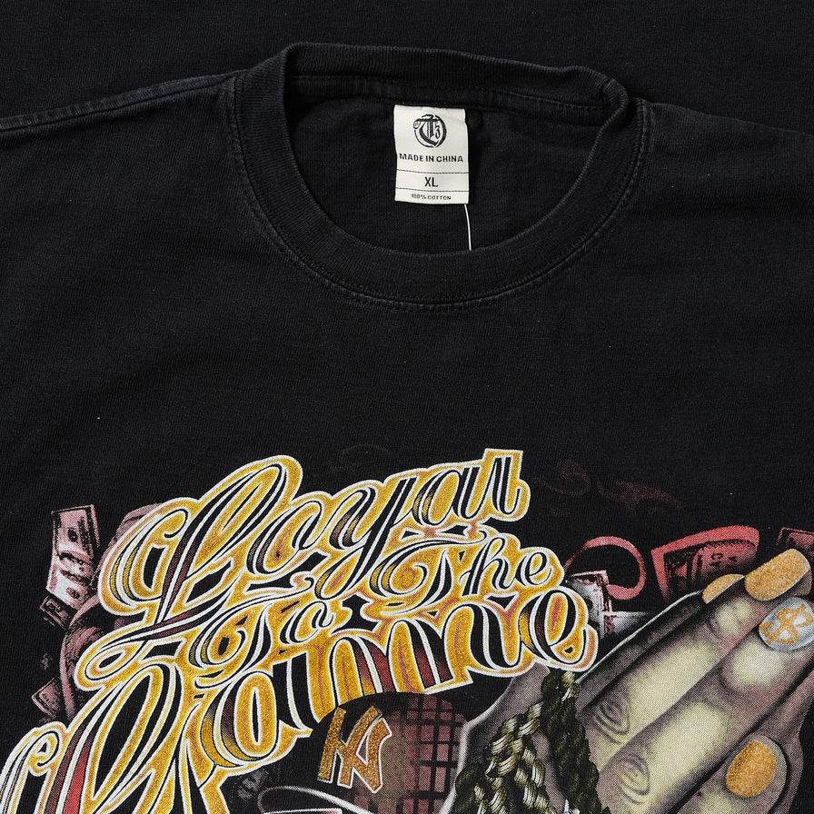 Vintage 'Loyal To The Game' T-Shirt Large 