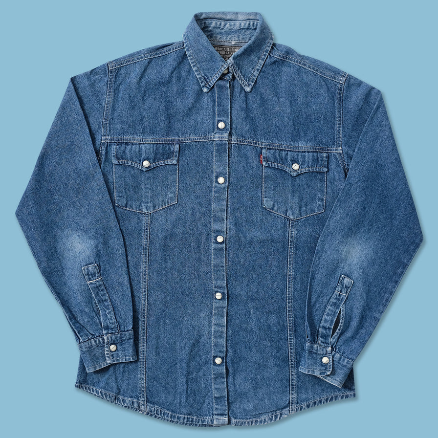 Women's Levis Denim Shirt Small 