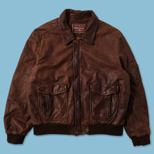 Vintage Marlboro Leather Jacket Medium 