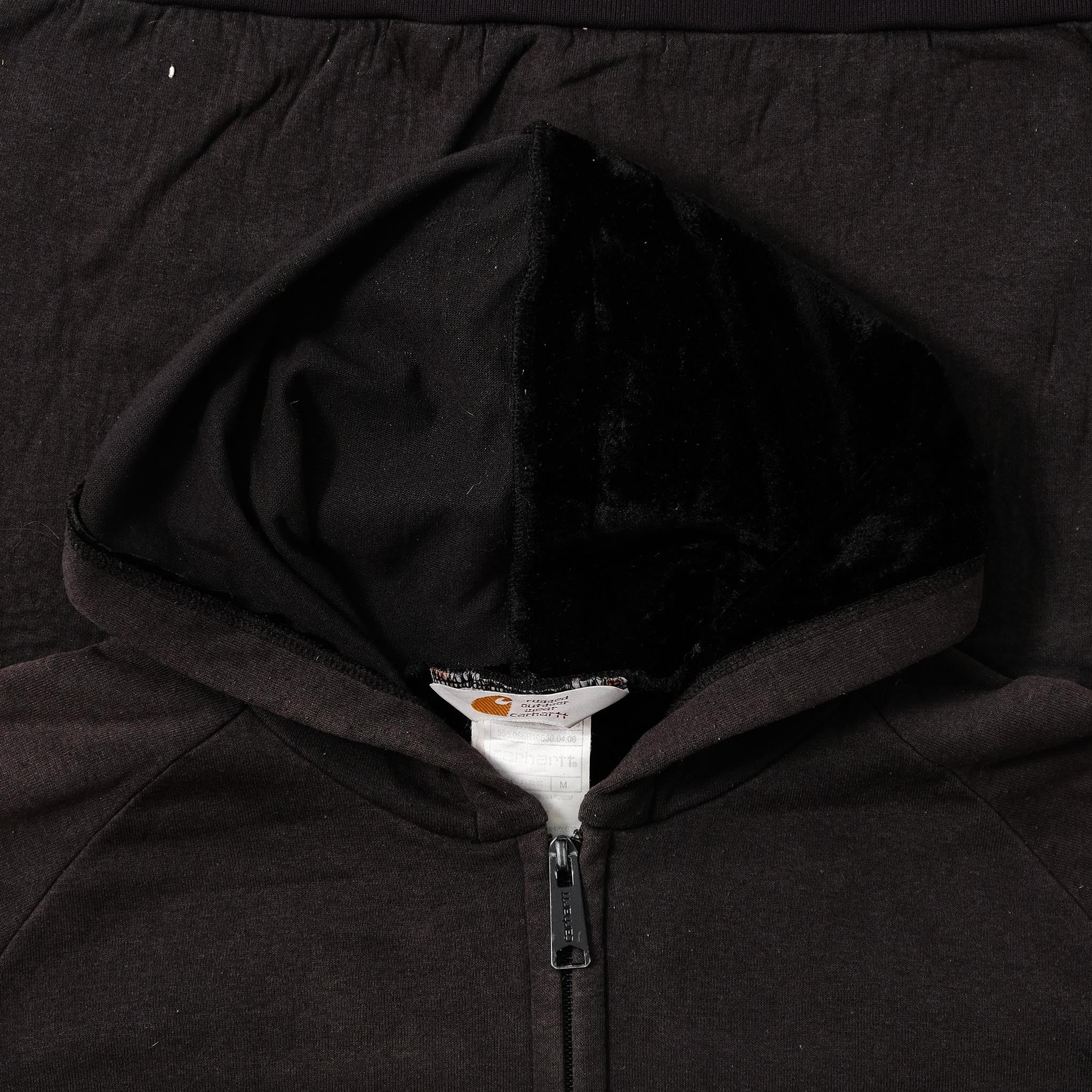 Vintage Carhartt Velour Lined Hooded Jacket Medium | Double Double