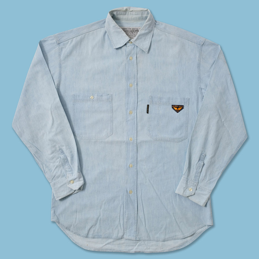 Vintage Avirex Denim Shirt Large 