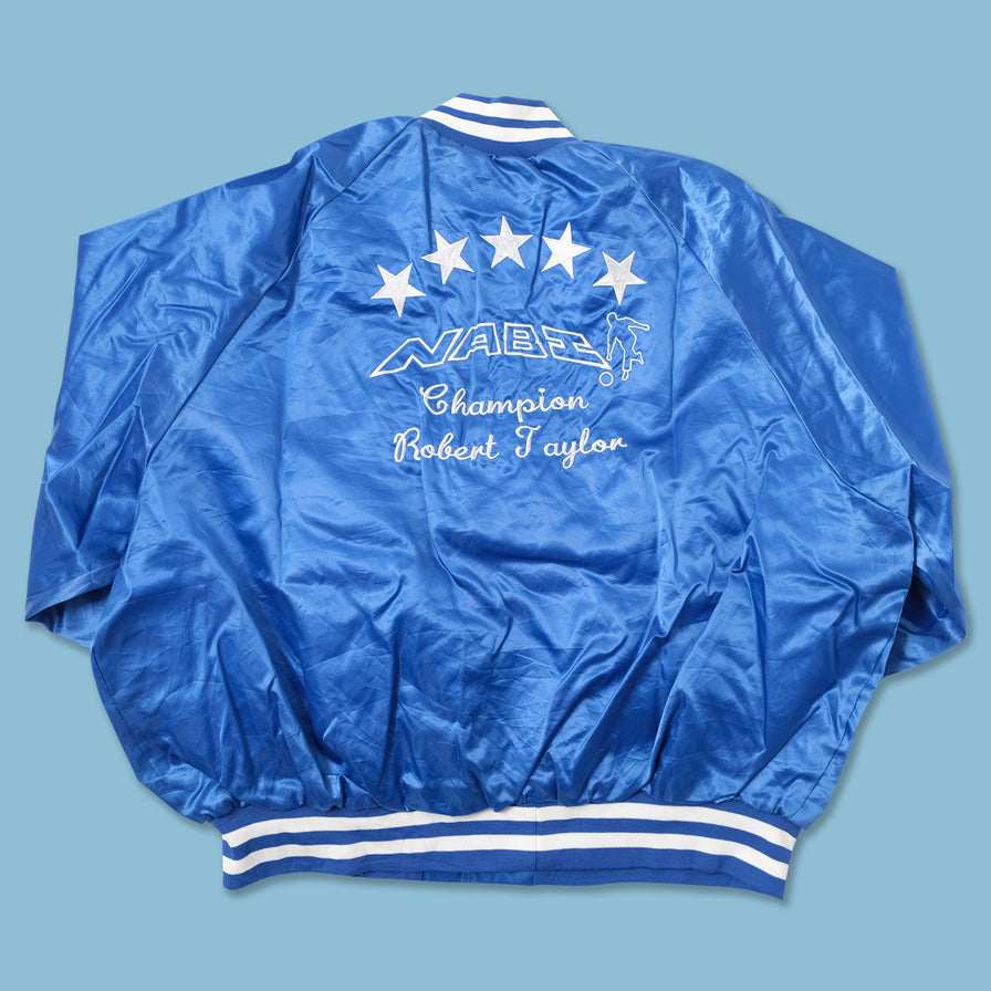 Vintage Bowling Satin College Jacket 3XLarge 