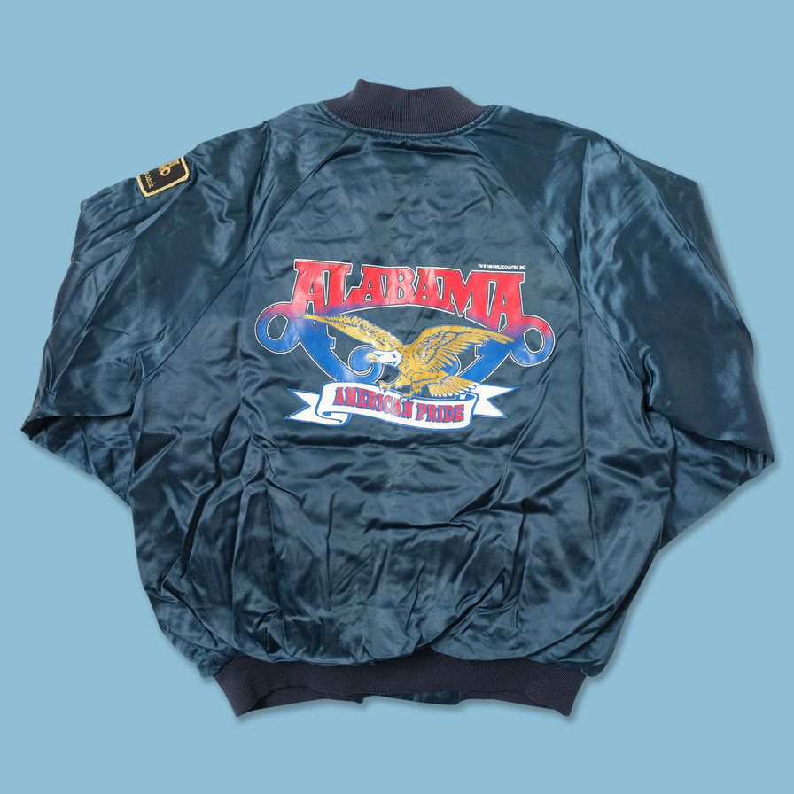 Vintage Alabama Satin College Jacket Large 