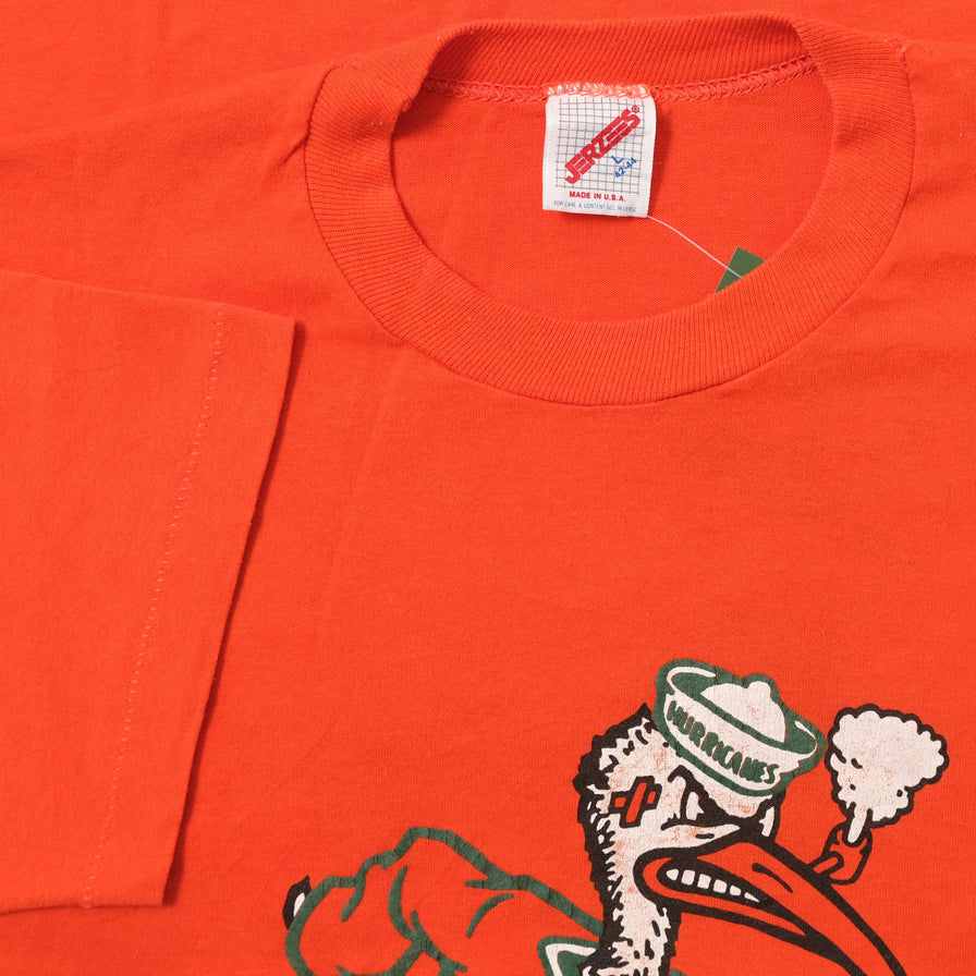 1987 Miami Hurricanes T-Shirt Medium 