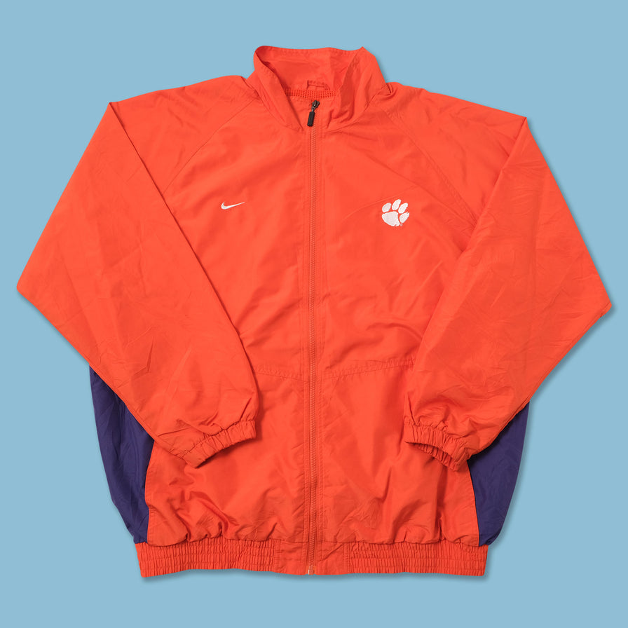 Vintage Nike Clemson Tigers Track Jacket XLarge Double Double Vintage