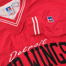 Vintage Detroit Red Wings Windbreaker Large 