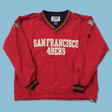 Vintage Champion San Francisco 49ers Windbreaker Large 