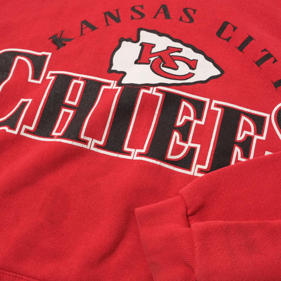 Vintage Kansas City Chiefs Hoody Large 