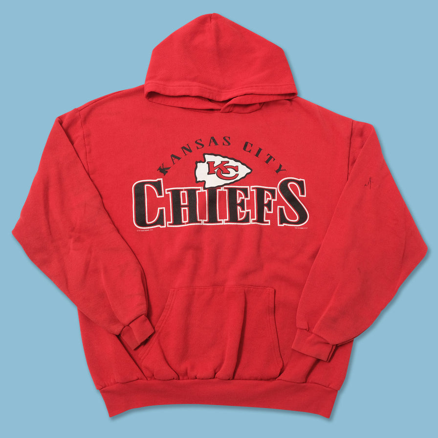 Vintage Kansas City Chiefs Hoody Large 
