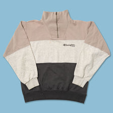 Vintage Champion Q-Zip Sweater Small 