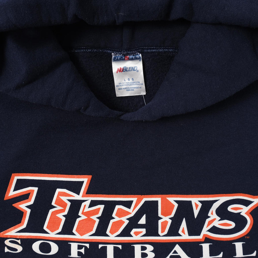 Vintage Titans Softball Hoody Medium 