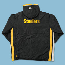 Vintage Starter Pittsburgh Steelers Padded Anorak Large 