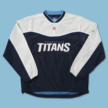 Vintage Reebok Tennessee Titans Windbreaker Medium 