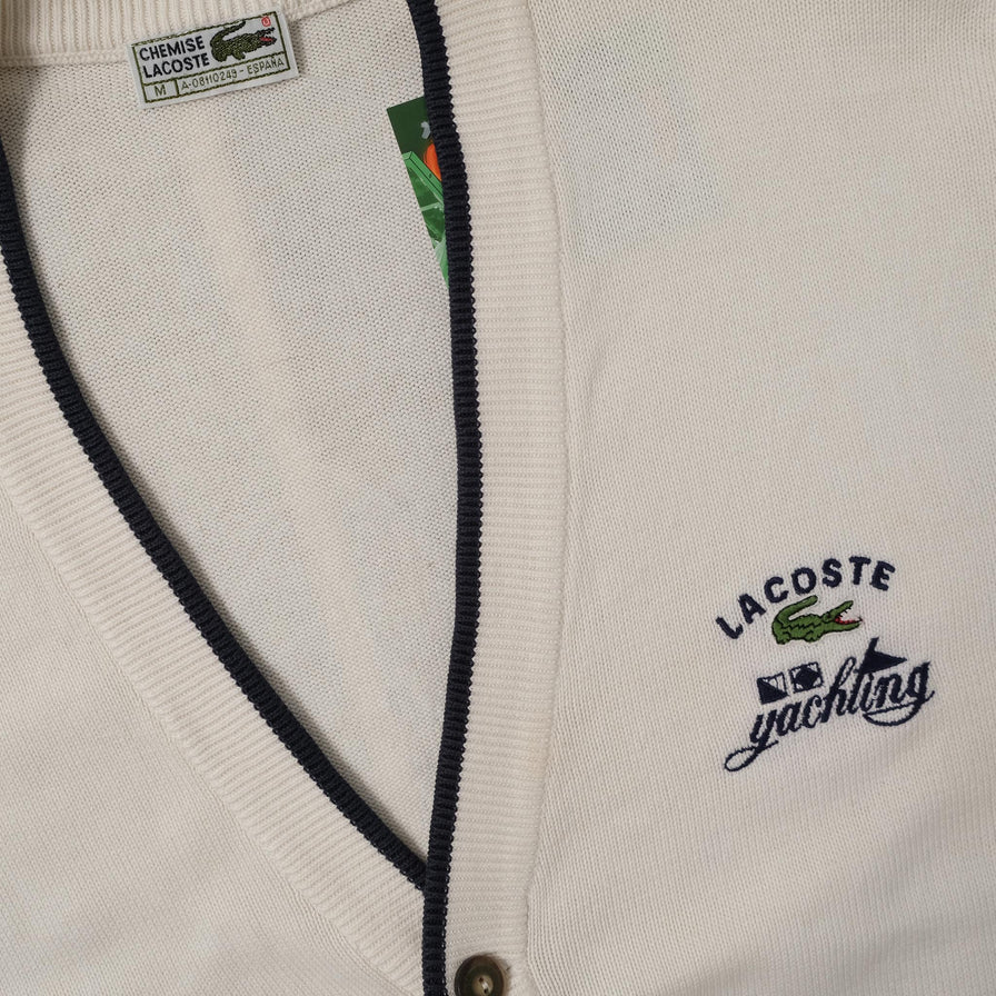 Vintage Lacoste Knit Cardigan Medium 