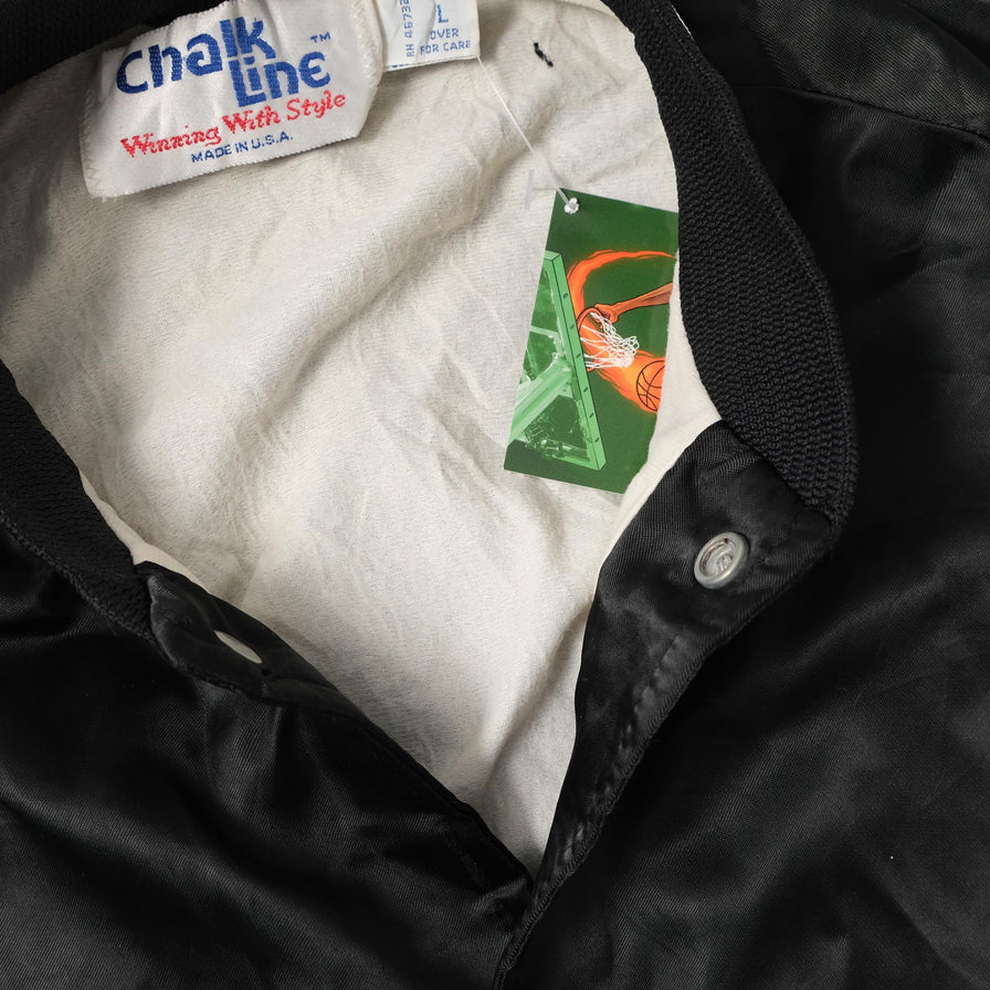 Vintage Satin College Jacket Large 