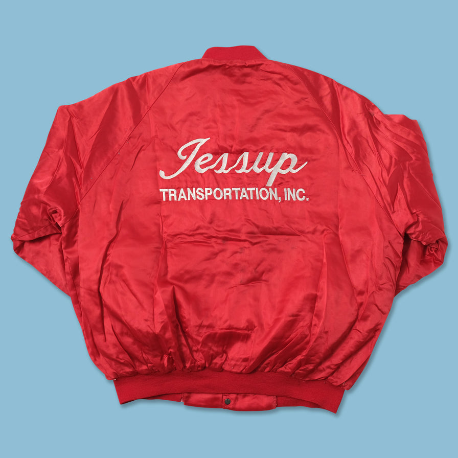 Vintage Satin College Jacket XLarge 