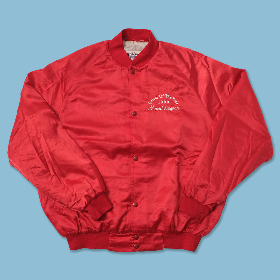 Vintage Satin College Jacket XLarge 