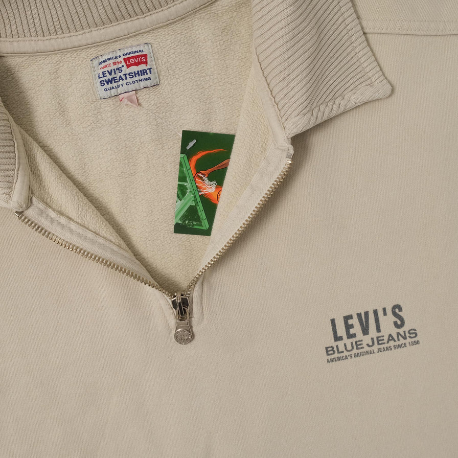 Vintage Levis Q-Zip Sweater Large 