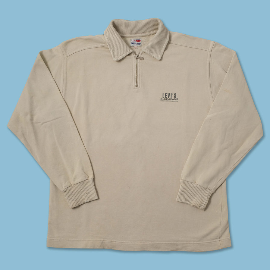 Vintage Levis Q-Zip Sweater Large 