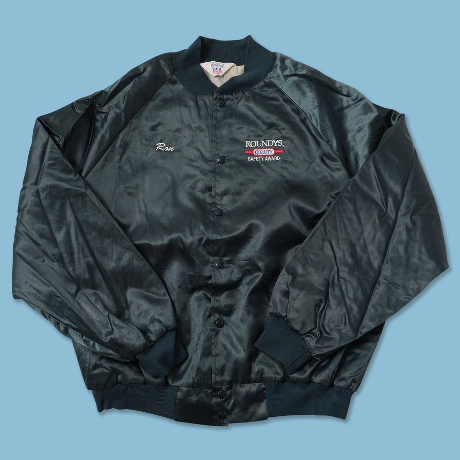 Vintage Satin College Jacket XXLarge 