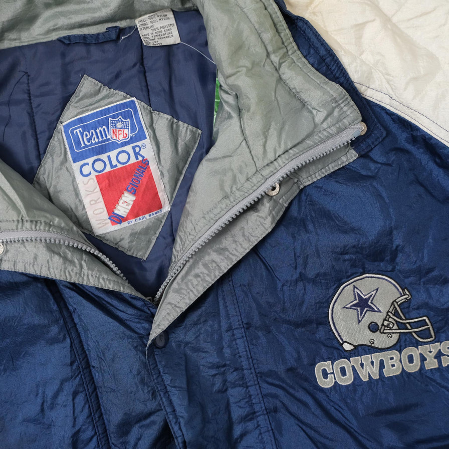 Vintage Dallas Cowboys Padded Jacket 3XLarge 