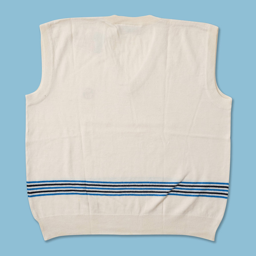 Vintage Sergio Tacchini Sweater Vest XLarge 