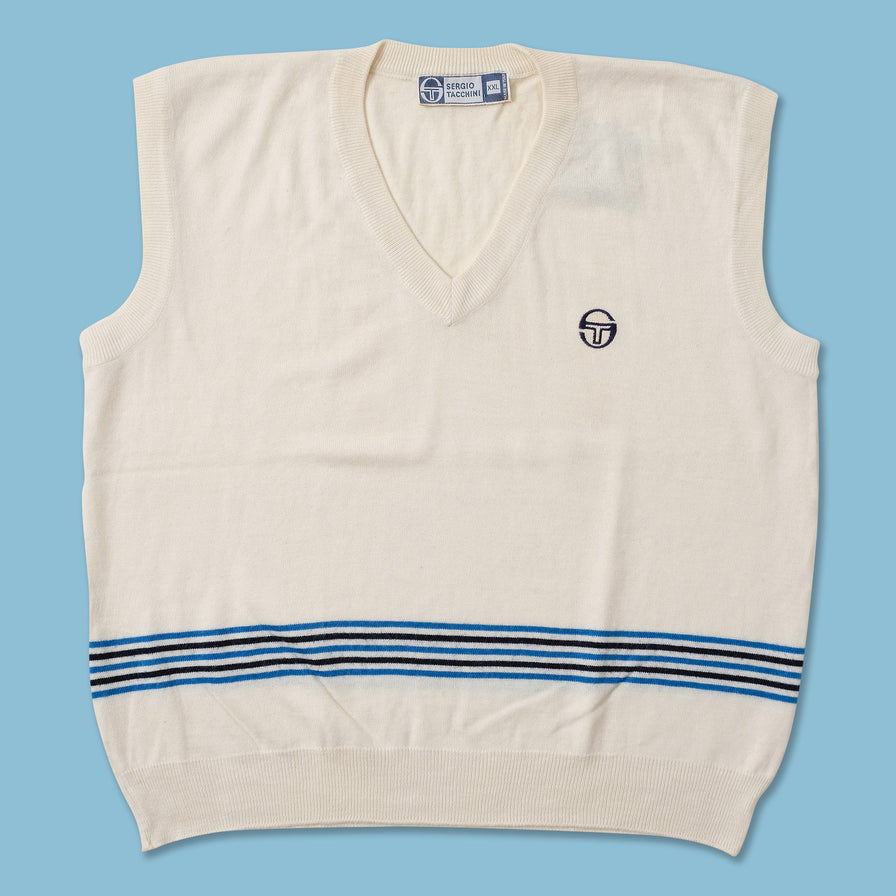 Vintage Sergio Tacchini Sweater Vest XLarge 