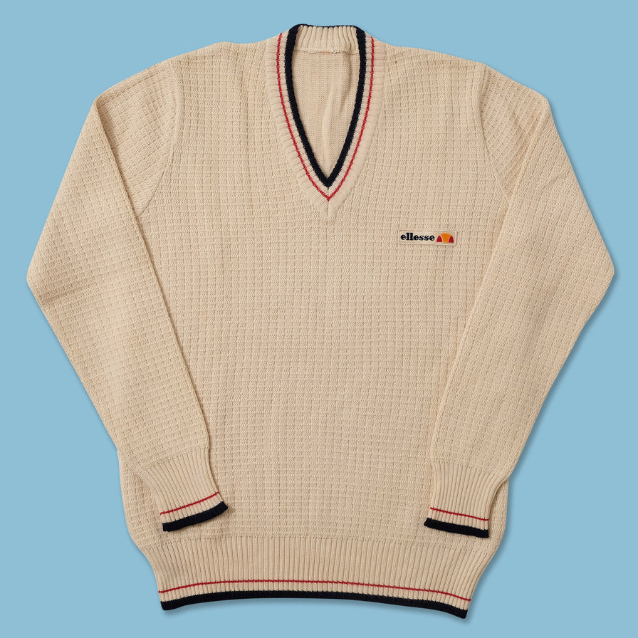 Vintage Ellesse Knit Sweater Small 