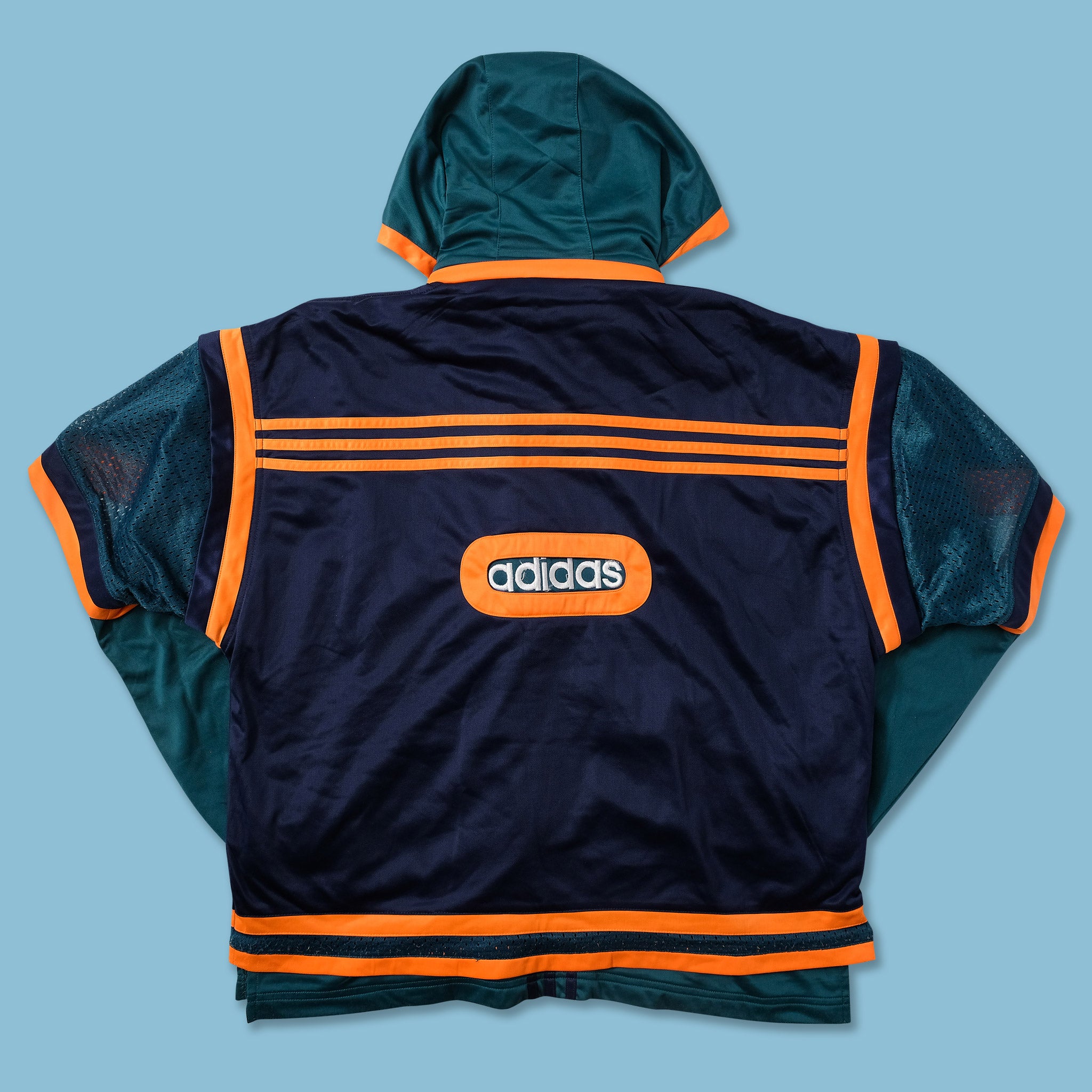 Adidas popper jacket deals