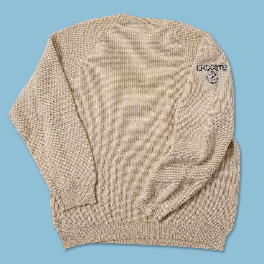 Vintage Lacoste Knit Sweater Medium 
