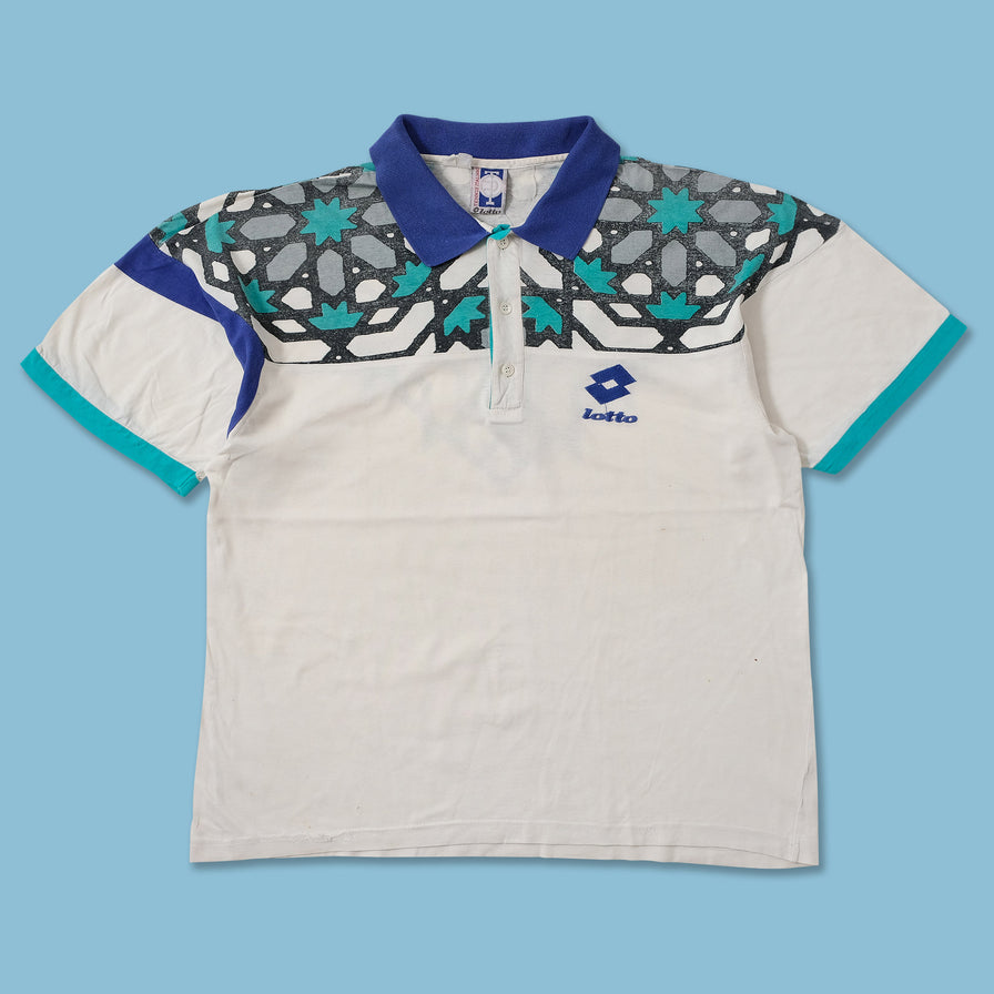 Vintage Lotto Tennis Polo Medium 