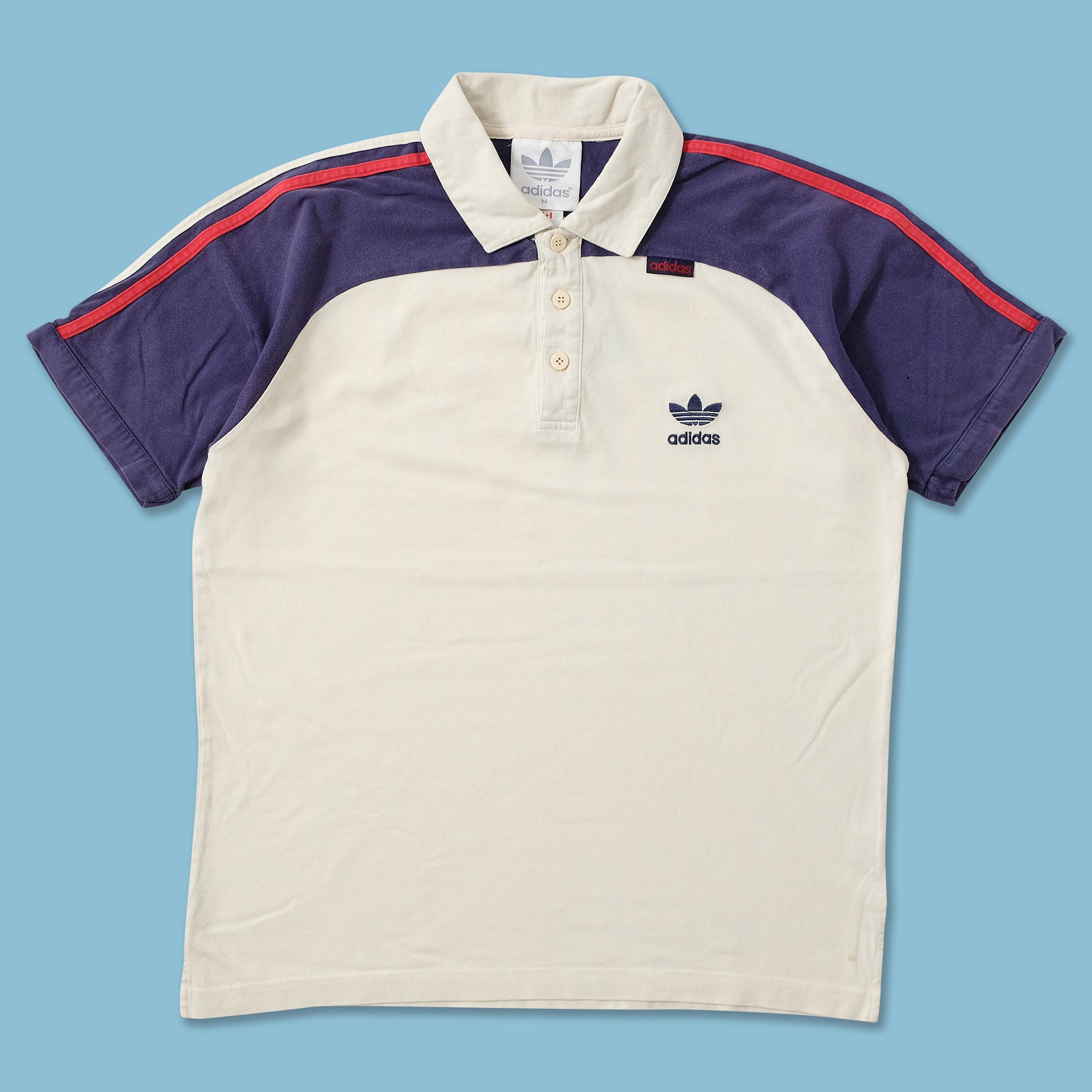 Polo vintage homme, Adidas, taille S - Label Emmaüs
