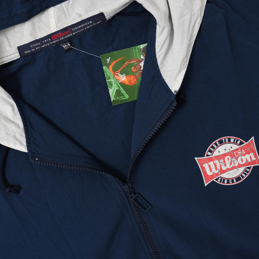 Vintage Wilson Track Jacket Medium 