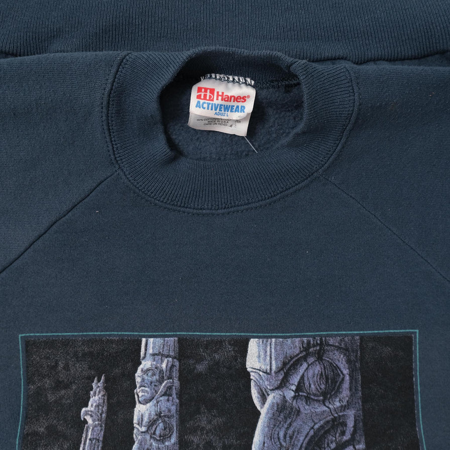 Vintage Wolf Sweater Medium 