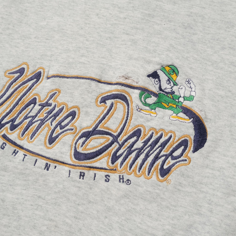 Vintage Notre Dame Fighting Irish Sweater Large 