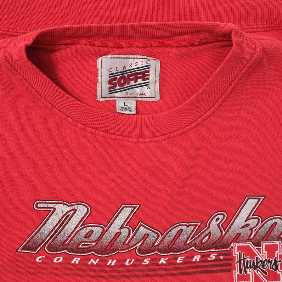 Vintage Nebraska Huskers Sweater Medium 