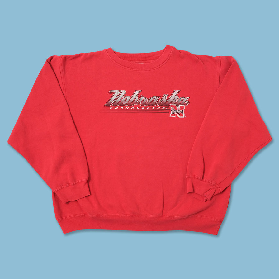 Vintage Nebraska Huskers Sweater Medium 