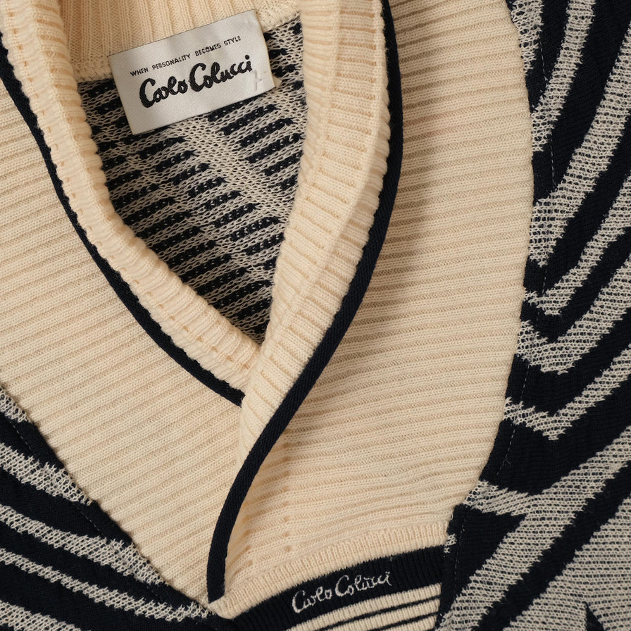 Vintage Carlo Colucci Knit Sweater Large 