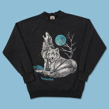 Vintage Wolf Women's Sweater Small 